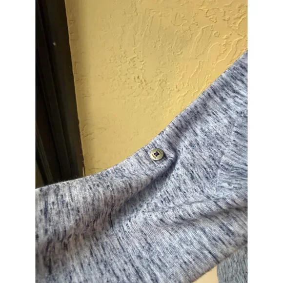 Carhartt Women’s Hoodie Large Blue‎ Full Zip Roll Tab Sleeve Lightweight - Picture 8 of 11